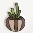 thumbnail image 4 of Coofit 4PCS Fridge Magnets Cartoon Cactus Fridge Decoration Refrigerator Magnets, 4 of 10