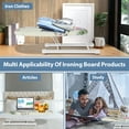 thumbnail image 5 of Tabletop Ironing Board Small Ironing Board with Non-Slip Folding Feet Portable Ironing Board with Heat Resistant Pad Space Saving Foldable Iron Board for Sewing Craft Room 10.2x4.3x3.1 inch, 5 of 6