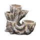 thumbnail image 4 of Maceta de tocón de árbol, adorno de resina, organizador, macetas, decoración, estatua de interior Blanco, 4 of 9