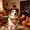 A, variant on Halloween Decorations Pet Costume Set, Mini Cowboy Hat & Halloween Triangle Bandana, Pumpkin Ghost Castle Print Dog Bandana Hat Outfit for Small Medium Dogs Cats Halloween Party Cosplay