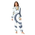 thumbnail image 3 of Moon and Stars Adult onesie Pajamas, Crystal Velvet Ultra Soft Warm Jumpsuit for Men and Women, 3 of 7