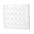 thumbnail image 2 of Blinkol Guitar Pick Holder 24 Slot Home Decor Storage and Display Organizer Storage Rack White, 2 of 9