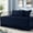 Navy Blue, variant on 5 Piece Daybed Sets, Quilted Daybed Bedding Set, Twin Size All Season Cozy Daybed Covers Set with Bedskirt and Shams, 75"x39", Coffee