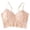 Beige, variant on Lace Bandeau Bras with Strap Sunflower Wrapped Bralettes Deep V Neck Padded Sports Bra Bralette for Women Black One Size