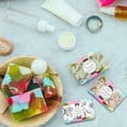 thumbnail image 5 of 1 set 90pcs Natural Plant Wrapper 90pcs Sleeves Covers Vertical Tags Band Label No-Adhesive Paper Tape Crafts Wrapper for Handmade Soap Lotion Bars Bath Gift Wrapping 21x5cm/8.5x1.9 inch, 5 of 7