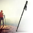 thumbnail image 4 of Bâton de Randonnée, Poignée en Caoutchouc Type T Double Usage Bâton de Randonnée, 22.4 X 11.8 X 16.9 Po Alpinisme pour Activités Extérieures Randonnée Noir, Rouge, Argent, 4 of 7