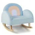 thumbnail image 1 of Toddler Rocking Chair with Durable Rubberwood Frame and Plush Velvet Upholstery, 1 of 10