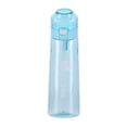 thumbnail image 1 of Botella de bebida deportiva de 650 ml Botella de agua con sabor portátil para exteriores (verde), 1 of 6