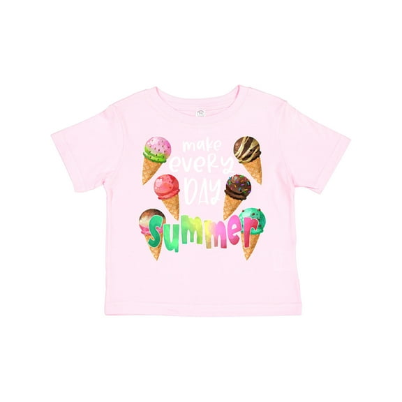 Inktastic Make Every Day Summer Ice Cream Cones Boys or Girls Toddler T-Shirt