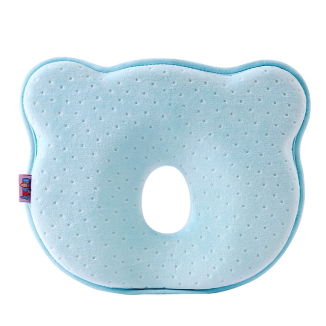 Forma de la cabeza del bebé Almohada moldeadora Espuma viscoelástica suave y transpirable Almohada d Abanopi Almohada moldeadora de cabeza infantil