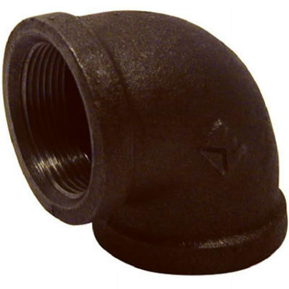 Pannext Fittings B-L9012 1.25 in. Black 90 Degree Equal Elbow