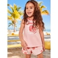 thumbnail image 3 of Garanimals Newborn, Baby & Toddler Girl Cotton Terry 3-Piece Set, Tank, Tee & Pull-On Shorts, Sizes 0-6T, 3 of 11