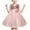 Pink, variant on ATOGUTA Girls Semi formal Dress Tulle Princess Pageant Dress for Wedding Kids Gowns with Bow-knot Blue, Size 3T-10