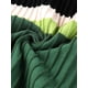 thumbnail image 5 of INSPIRE CHIC Vestidos de punto a rayas para mujer, con mangas cortas, vestido midi de suéter de ribete, 2XL, verde, 5 of 6