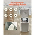 thumbnail image 4 of KFFKFF 20L Towel Warmer Bucket with LED Display, Blanket Warmer with Adjustable Timer and Temperature, Safety Lock, 4 Hooks, Suitable for Home, Spa, Countertop, or Floor Use, 4 of 9
