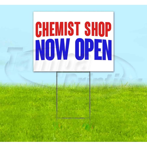 Casino Now Open (18" x 24") Yard Sign, Includes Metal Step Stake