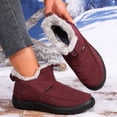 thumbnail image 5 of Willtoo Winter Waterproof Boots for Women Snow Ankle Faux Fur Lined Shoes Slip On Warm Winter Boot, 5 of 6