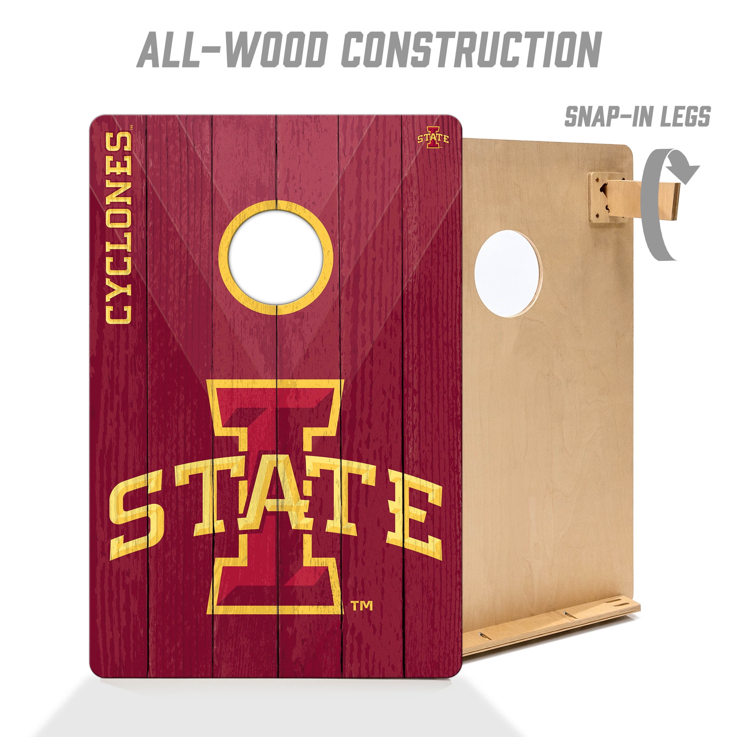 YouTheFan NCAA Iowa State Cyclones 2' x 3' Cornhole Game