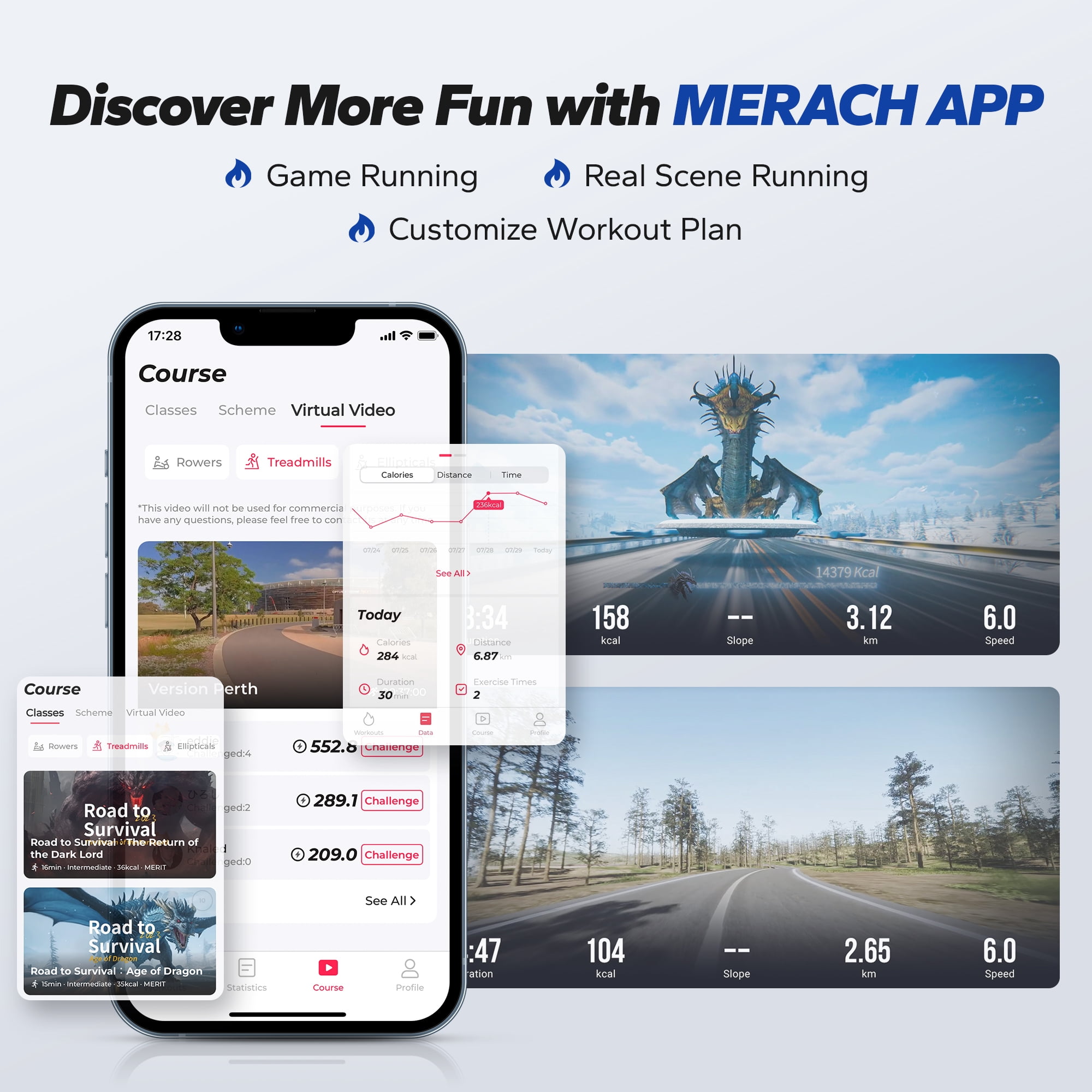 MERACH 2.25 HP Walking Pad, Under Desk Treadmill with APP, Remote Control,LED Display, 0.6-3.8 MPH, White