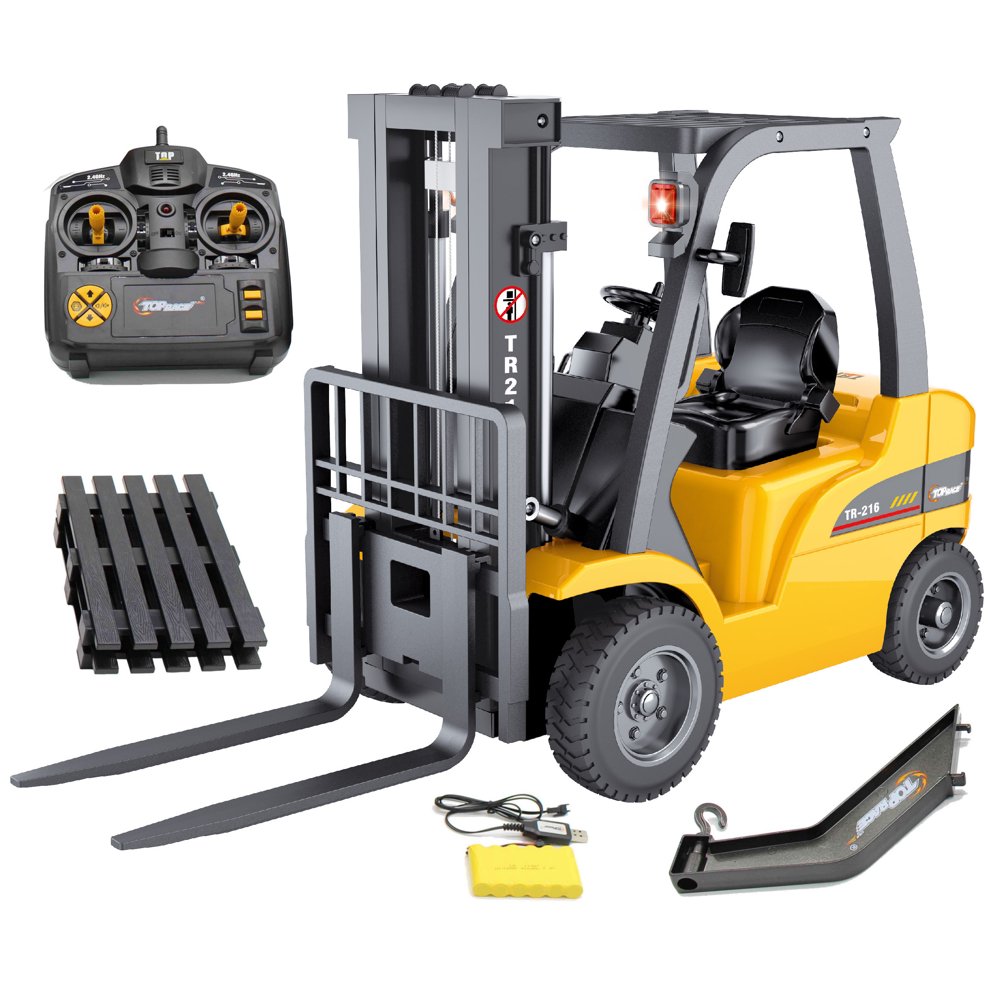 Top Race JUMBO Remote control forklift 13 Inch Tall, 8 Channel Full