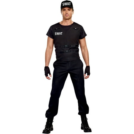 SWAT Commander Adult Men's Halloween Costume, Large - Walmart.com