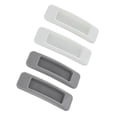 thumbnail image 3 of MasteelfCA 4pcs Rectangular Adhesive Auxiliary Door Window Handle Refrigerator Cabinet Handle Drawer Handle Sliding Door Handle 1 Pair Grey and 1 Pair White Handles, 3 of 7
