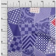 thumbnail image 2 of oneOone Polyester Spandex Dark Purple Fabric Block Craft Projects Decor Fabric Printed By The Yard 56 Inch Wide, 2 of 5