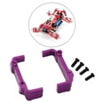 thumbnail image 1 of Soporte de batería 2 piezas accesorios de pieza modificada Base de montaje de deflector de batería para 144001 124017 Púrpura CUTICAT soporte para coche rc, 1 of 8