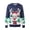 Blue-C, variant on FRSASU Women's Christmas Sweaters Snowflake Reindeer Long Sleeve Crewneck Oversized Sweater Xmas Knitted Pullover Tops Red-F