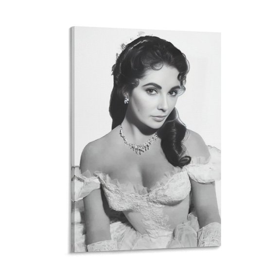 Beautiful Classy And Talented Elizabeth Taylor Posters Wall Art Painting Canvas Gift Living Room Prints Bedroom Decor Poster Artworks 24x36inch(60x90cm)