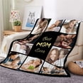thumbnail image 3 of AISENIN Mothers Day Custom Gifts Personalized Blanket with Photo Picture Collage Text Unique Gift Throw Blankets for Mother Daughter Gift Ideas Best Mother Ever Gift, 3 of 5