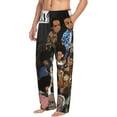 thumbnail image 6 of Boondocks Men's Pajama Pants Cartoon All Over Print Elastic Waistband Sleep Pants with Pockets Drawstring, Soft Unisex Lounge Bottoms Sleepwear, 6 of 8