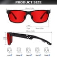 thumbnail image 4 of Gafas de bloqueo de luz azul ANYLUV Al-Mg Metal para hombre, 4 of 7