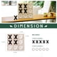 thumbnail image 4 of Tablero de juego Tic Tac Toe, madera genómica, 27 cm, decoración rústica, 4 of 7