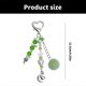 thumbnail image 3 of Fashionable Moon Sturdy Wool Bead Keychain Charm Pendant in Soft Macaron Shades for Bags Keys and Personalize Items Yellow, 3 of 4