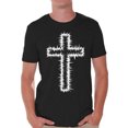 thumbnail image 1 of Awkward Styles White Cross Shirt for Men Christian Mens Shirts Christian Cross Clothes for Men Jesus Christ is the Lord Christian Cross Birthday Gifts Jesus Shirts Jesus Clothing Cross Mens Shirt, 1 of 4