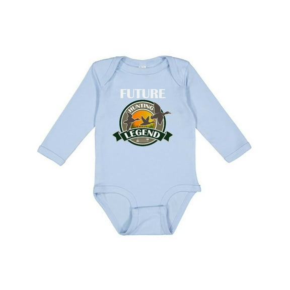 Inktastic Future Duck Hunting Legend Boys or Girls Long Sleeve Baby Bodysuit