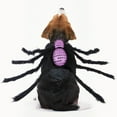 thumbnail image 5 of kiskick Halloween Spider Pet Cosplay Costume – Fastener Tape Closure Felt Cloth Outfit for Festive Prop Suitable for Puppy Cats, 5 of 8