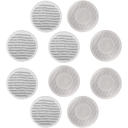 Replacement Steam Mop Pads for Shark S7000AMZ S7001 TGT Steam Mop,Replacement Pads for Shark S7001 S7000AMZ,Steam and Scrub All-in-One Scrubbing and Sanitizing, Designed for Hard Floors(10 PCS)