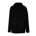 thumbnail image 4 of Babysbule Fall Jackets for Women OutfitWomen's Fashion Top Cardigan Outwear Plush Solid Color Suit Coat Long Sleeve Coat Women's Tops Blouse, 4 of 9