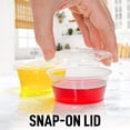 thumbnail image 6 of Simple Craft Jell-O Shot Cups with Lids Plastic Portion Cup Condiment Containers 2oz 200 Pack, 6 of 6