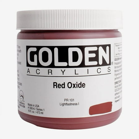 UPC: 0738797136069 | Golden Heavy Body Artist Acrylic  16 oz  Red Oxide