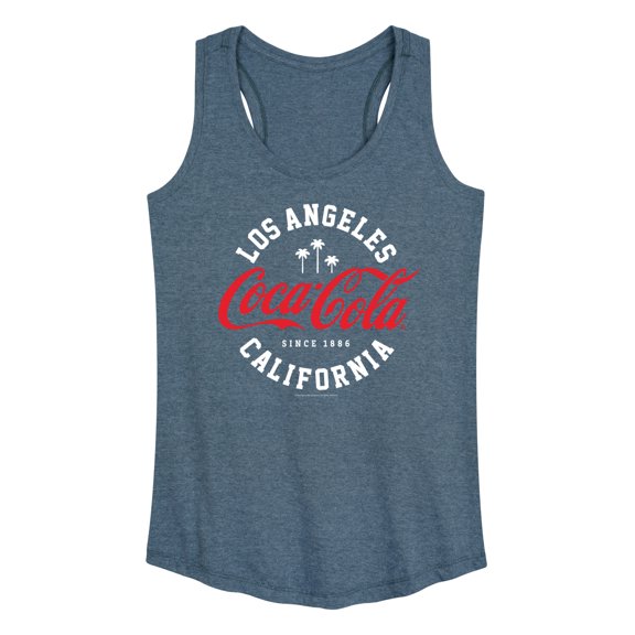 Coca-Cola - Since 1886 - Los Angeles California - Women's Racerback Tank Top