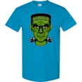 thumbnail image 3 of Inktastic Halloween Frankenstein Head T-Shirt, 3 of 5