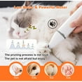 thumbnail image 4 of Dogs Hair Clippers Grooming Kit with Nail Grinder, 4-in-1 Electric pet Clippers for Dogs, Low Noise USB Rechargeable Cordless for Dogs Cat, Grooming Paws, Eyes, Ears, Face, Matted Hair, White, 4 of 11