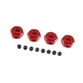 thumbnail image 4 of Dualoai 12mm Wheel Hex Hub Drive Adapters 1/10 10208 1/12 H12Y H12Y+ Red, 4 of 7