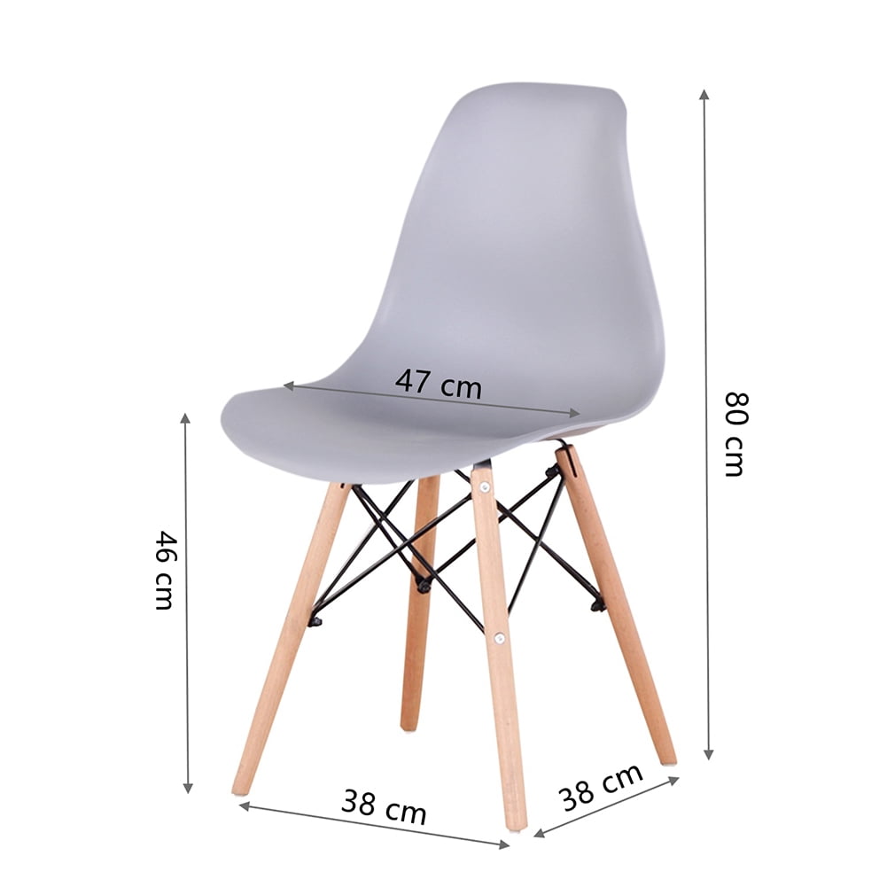 Private Jungle Dining Chair, Medieval Shell Leisure Plastic Side Chair, Assembled Kitchen Dining Bedroom Chair, Modern Leisure Chair for Living Room Office, Set of 4, Gray Private Jungle Dining Chair, Medieval Shell Leisure Plastic Side Chair, Assembled Kitchen Dining Bedroom Chair, Modern Leisure Chair for Living Room Office, Set of 4, Gray