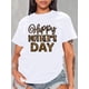 thumbnail image 1 of Camiseta elegante con estampado de leopardo y letras para mujer: cuello redondo, manga corta, algodón transpirable, lavable a máquina, ideal para deportes de ocio., 1 of 7