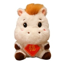 Chinese Zodiac Horse Plushes Doll, Lunar New Year Stuffed Horse Plushes Toy, New Year Gift for Your Family And Friend