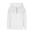 thumbnail image 6 of Mifsaly Quarter Zip Sweatshirt Women with Hood Oversized Long Sleeve Hoodie Drop Shoulder Pullover Tops with Pocket Workout Fashion Outerwear 2025 Fall Winter Clothing, 6 of 8